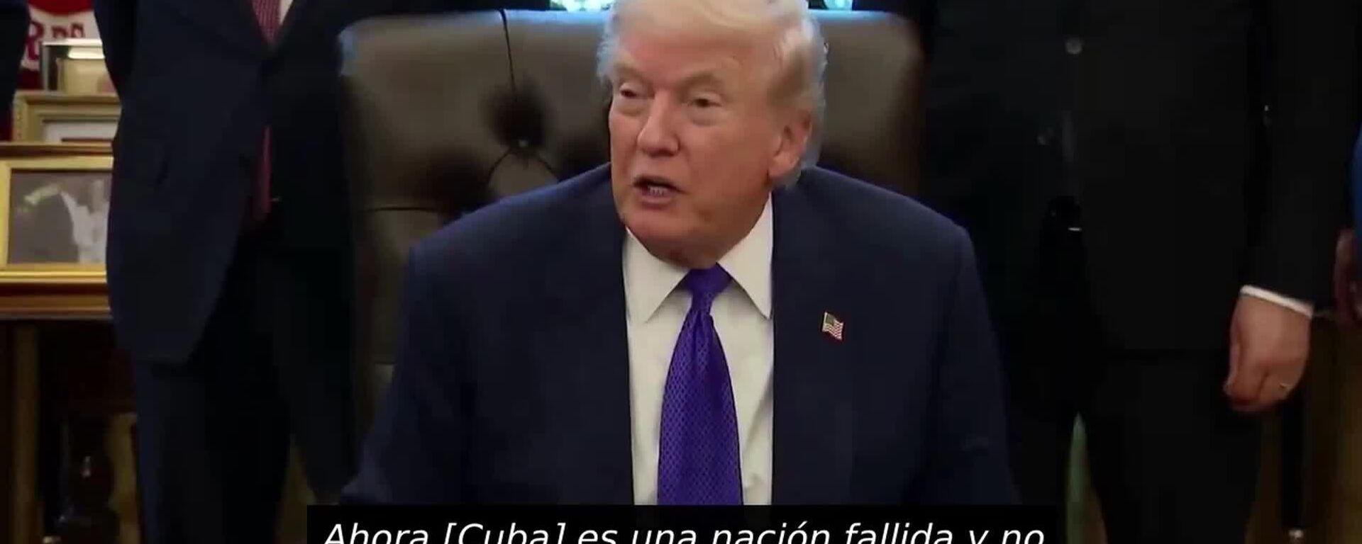 Trump matiza su postura: dice que México dejará de enviarle petróleo a Cuba - Sputnik Mundo, 1920, 02.02.2026