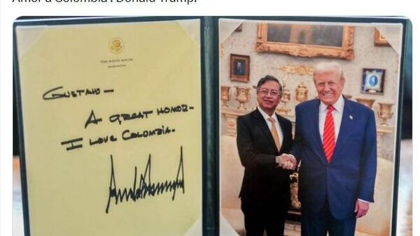 Un gran honor: Trump elogia a Petro tras su encuentro - Sputnik Mundo