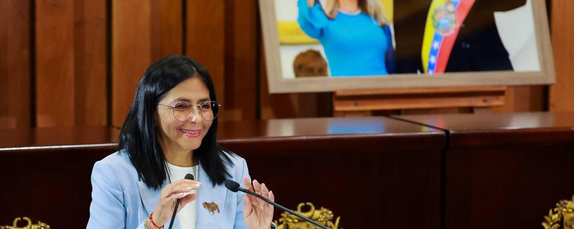 Delcy Rodríguez, presidenta encargada de Venezuela - Sputnik Mundo, 1920, 03.02.2026