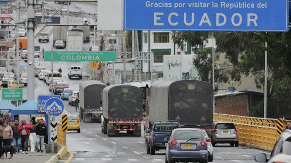 La frontera entre Ecuador y Colombia. - Sputnik Mundo