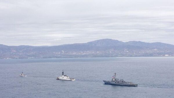 Una flota naval de EEUU llega a Haití - Sputnik Mundo