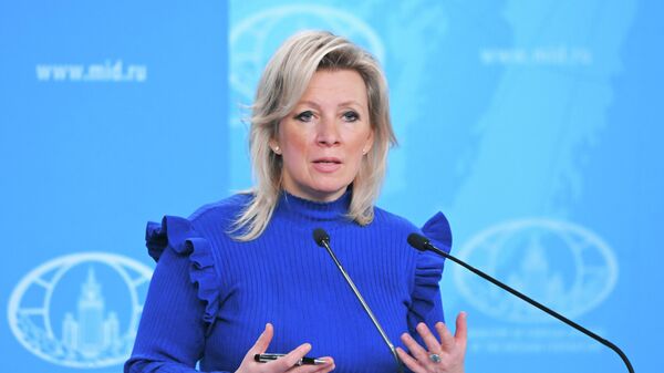 María Zajárova, portavoz de la Cancillería rusa - Sputnik Mundo