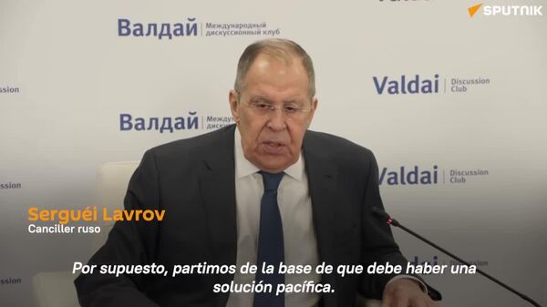 Debe haber una solución pacífica a la situación en torno a Irán, asegura Lavrov - Sputnik Mundo