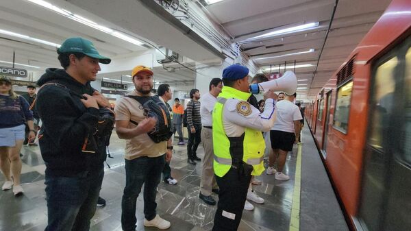 Estación del Sistema de Transporte Colectivo Metro - Sputnik Mundo