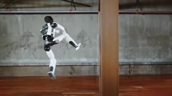 Kung-fu de acero: un robot muestra sus habilidades en las artes marciales - Sputnik Mundo