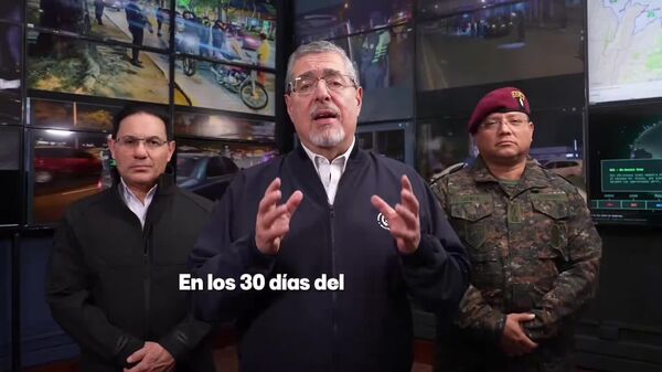 El presidente de Guatemala dice que estado de sitio dio resultados contundentes - Sputnik Mundo