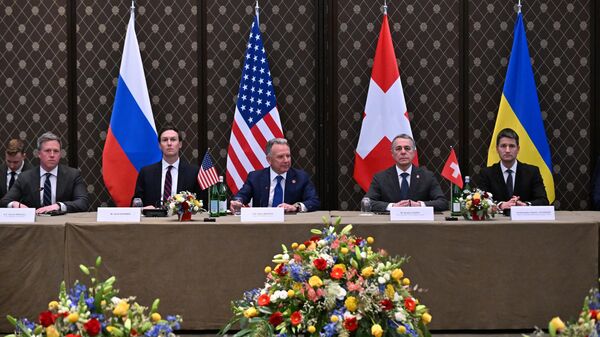 Las negociaciones entre Rusia, EEUU y Ucrania en Ginebra - Sputnik Mundo