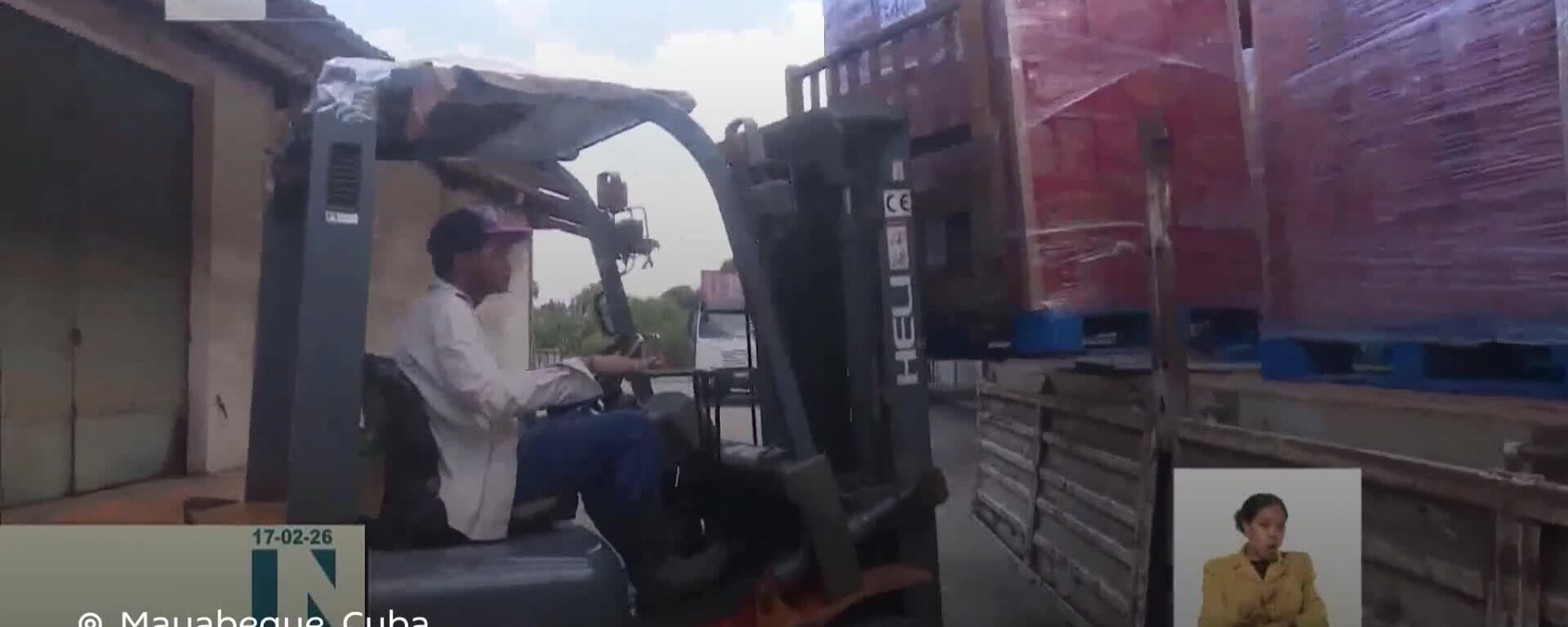 Habitantes de la provincia Mayabeque en Cuba agradecen la ayuda humanitaria de México - Sputnik Mundo, 1920, 18.02.2026