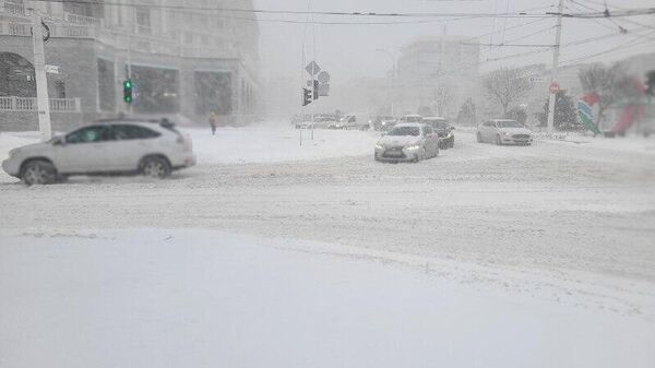 Fuerte nevada en Transnistria deja una gruesa capa de nieve - Sputnik Mundo