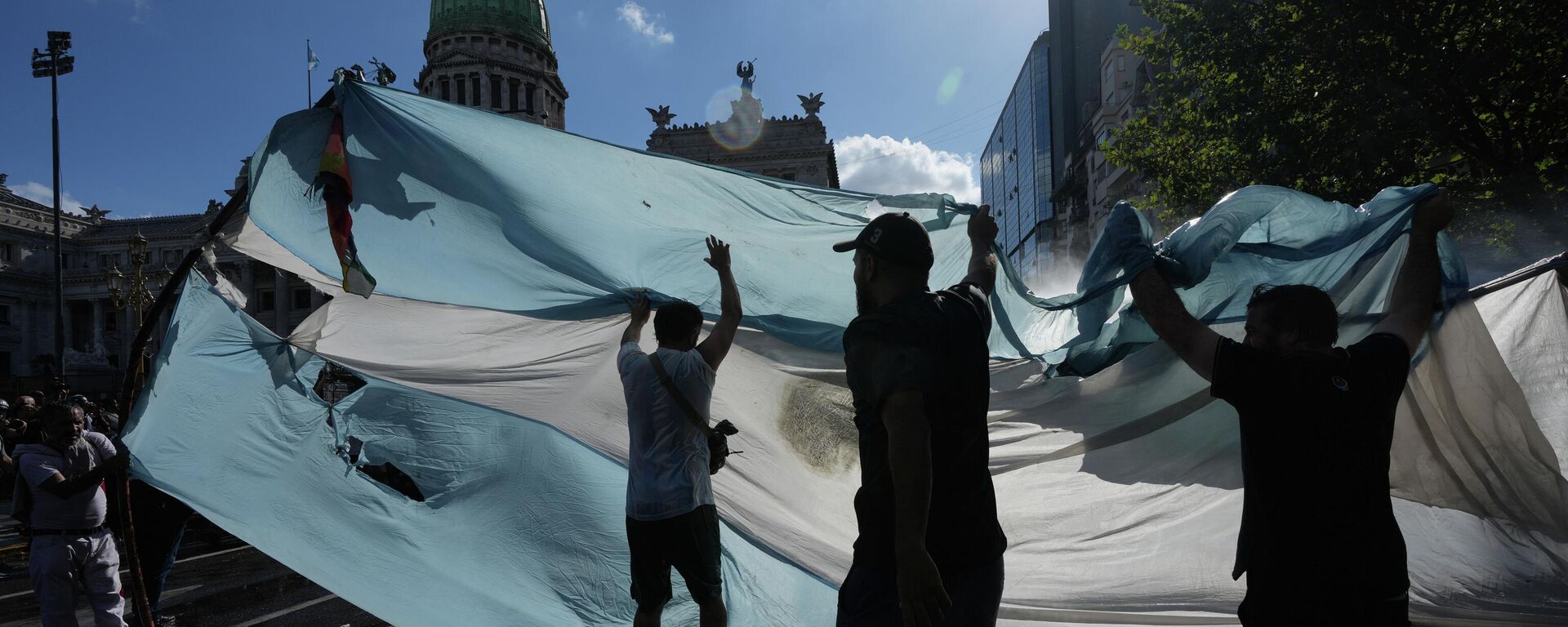 Protesta contra la reforma laboral en Argentina - Sputnik Mundo, 1920, 19.02.2026