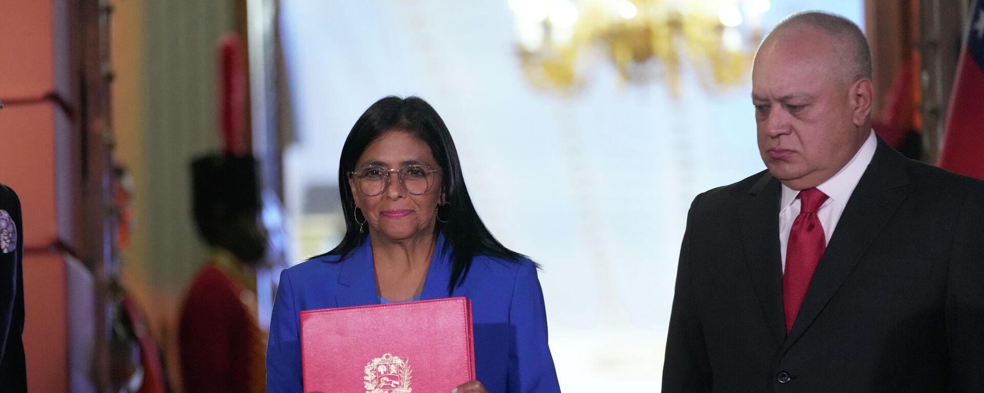 Delcy Rodríguez, presidenta encargada de Venezuela - Sputnik Mundo, 1920, 20.02.2026