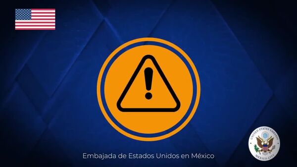 Embajada de EEUU emite alerta por operativos de seguridad en estados de México - Sputnik Mundo