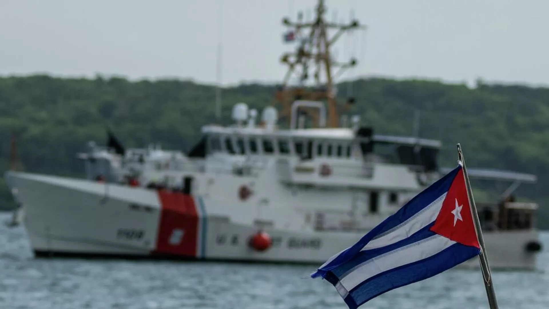 Una nave della pattuglia di frontiera cubana Una nave della polizia di frontiera cubana - Sputnik Mundo, 1920, 26.02.2026
