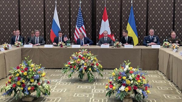 La delegación estadounidense asiste a la nueva ronda de conversaciones trilaterales entre Estados Unidos, Ucrania y Rusia sobre el conflicto ucraniano en Ginebra, Suiza. - Sputnik Mundo