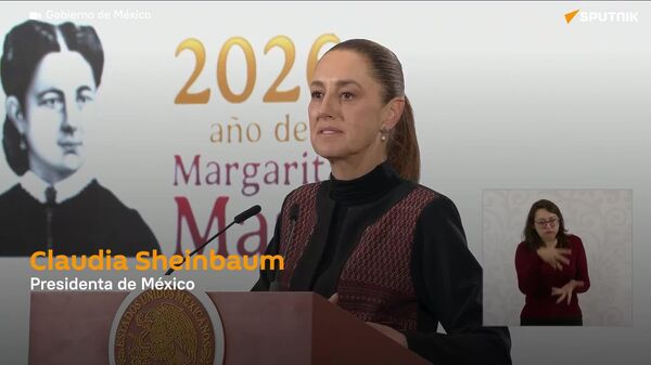 Paren la entrada de armas de EEUU a México, insiste Sheinbaum - Sputnik Mundo