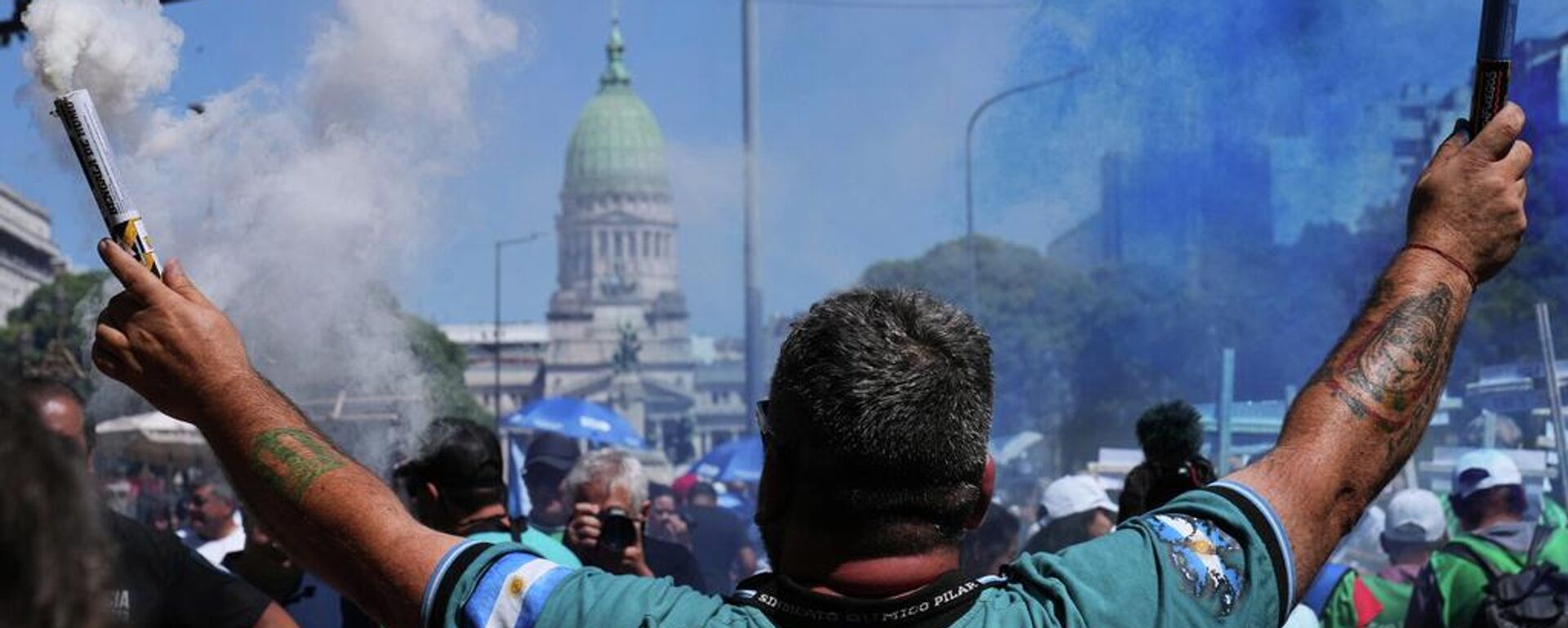 Protestas contra la reforma laboral en Argentina - Sputnik Mundo, 1920, 27.02.2026