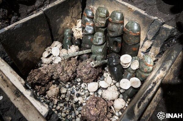 Hallazgos del Proyecto Templo Mayor de México revelan una ceremonia colosal prehispánica - Sputnik Mundo