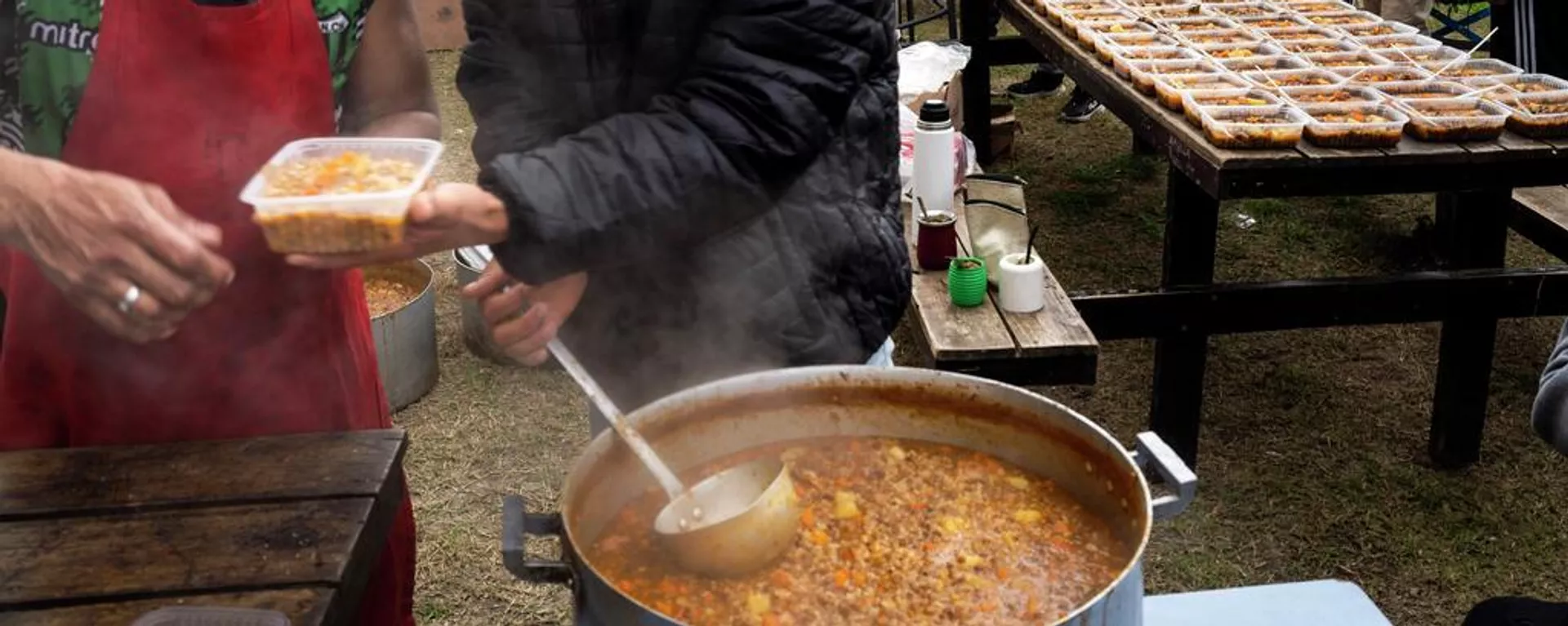 Comedores comunitarios en Argentina. - Sputnik Mundo, 1920, 01.03.2026