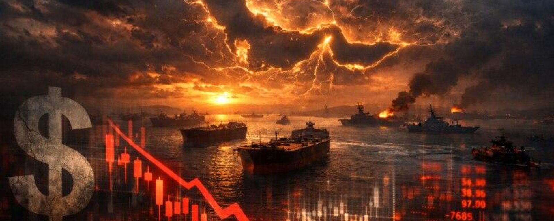 Cierre del estrecho de Ormuz: ¿el fin del sistema financiero basado en el dólar? (IA) - Sputnik Mundo, 1920, 01.03.2026