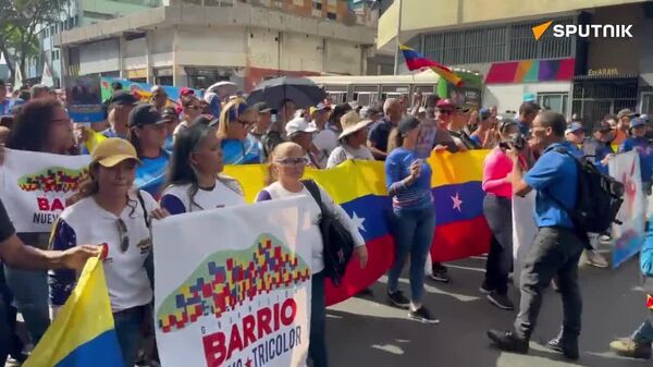 Venezolanos salen a las calles para exigir paz y la liberación de Maduro - Sputnik Mundo