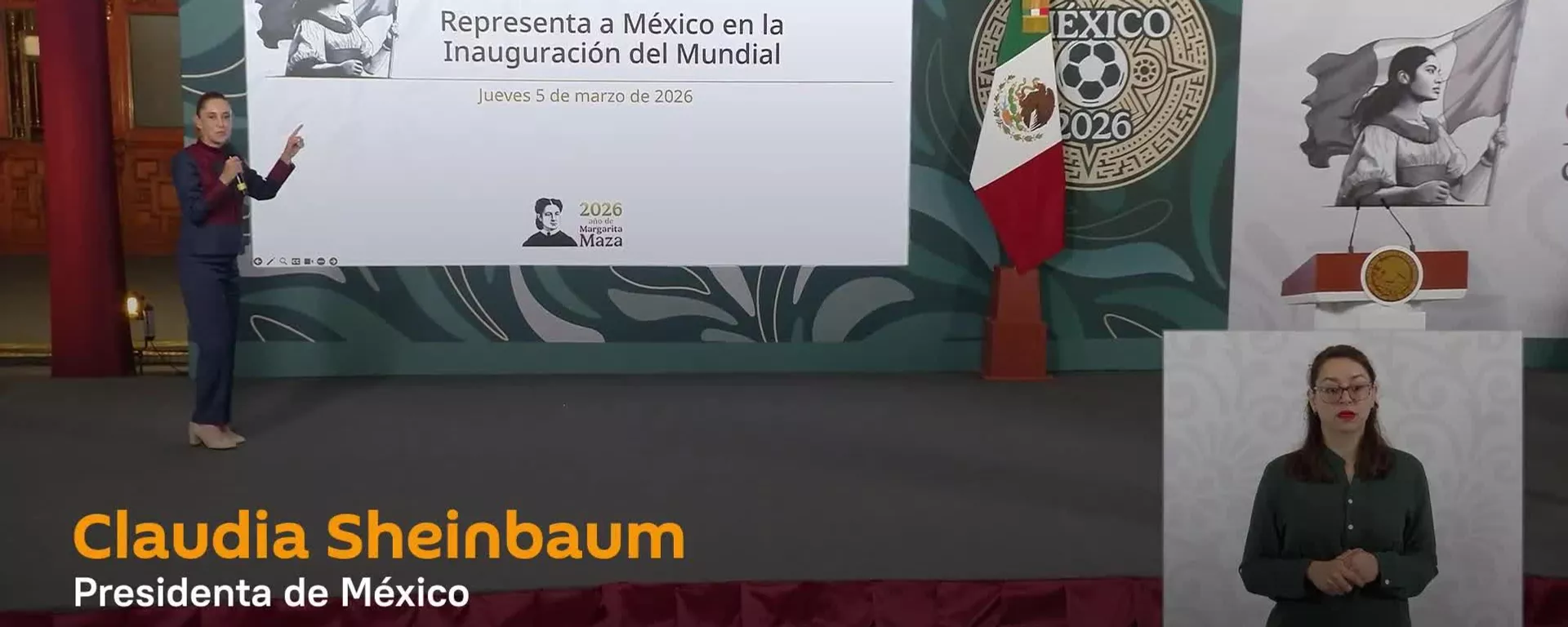 Sheinbaum afirma que verá la inauguración del Mundial desde el Zócalo de la Ciudad de México - Sputnik Mundo, 1920, 05.03.2026