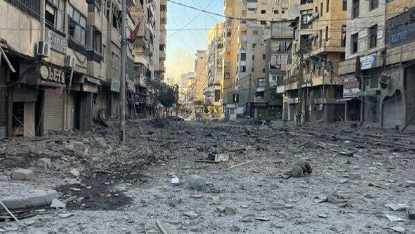 Difunden nuevas imágenes de las secuelas de los bombardeos israelíes en Beirut - Sputnik Mundo