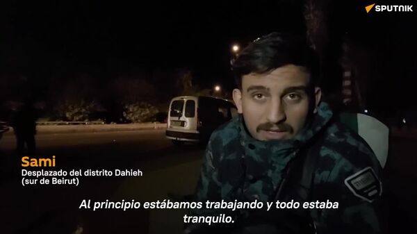 Huida y miedo en el Líbano: residentes de Beirut dejan sus hogares tras bombardeos israelíes - Sputnik Mundo