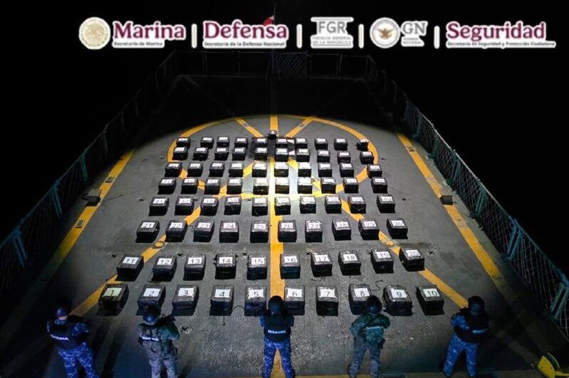 México decomisa dos toneladas de droga en el puerto de Acapulco - Sputnik Mundo, 1920, 09.03.2026