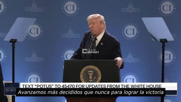 Seguimos decididos para lograr la victoria definitiva en Irán, asegura Trump - Sputnik Mundo