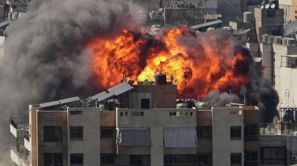 Ataque israelí en suburbio de Beirut Ataque israelí en suburbio de Beirut - Sputnik Mundo