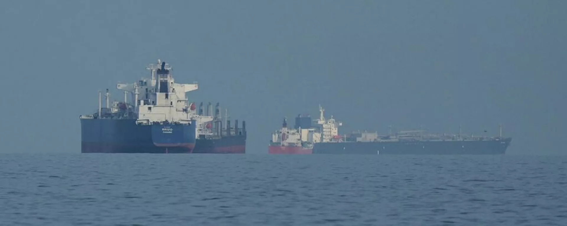 Petroleros y buques de carga se alinean en el estrecho de Ormuz - Sputnik Mundo, 1920, 05.04.2026