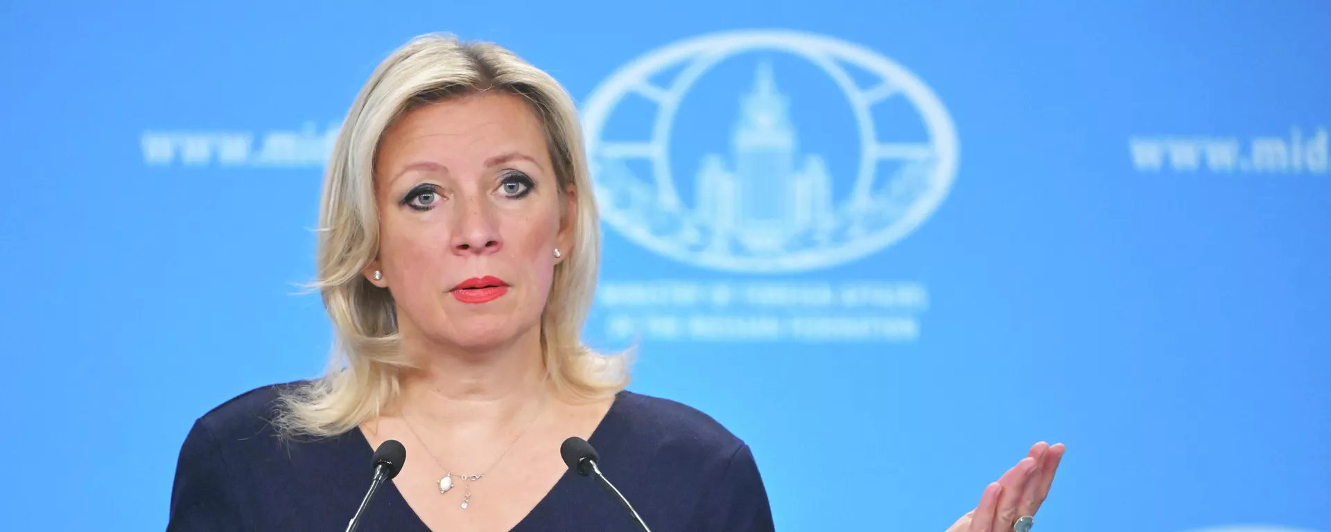 María Zajárova, portavoz de la Cancillería rusa  - Sputnik Mundo, 1920, 13.03.2026