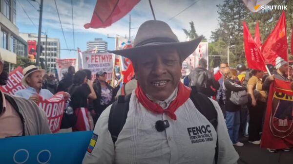 🪧 Organizaciones sociales critican al Gobierno ecuatoriano ante los ajustes a la jornada laboral - Sputnik Mundo