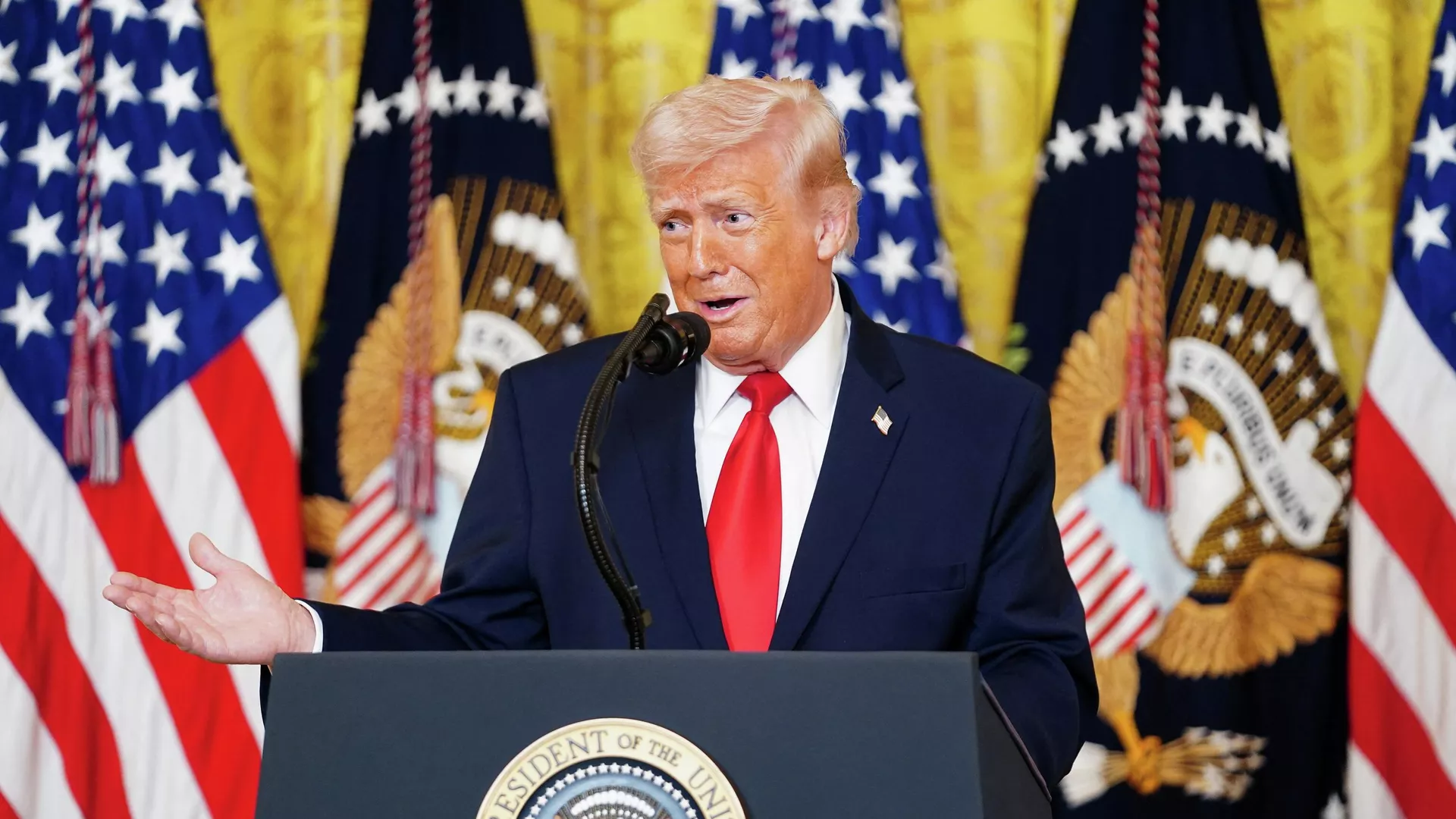 Donald Trump, presidente de EEUU Donald Trump, presidente de EEUU - Sputnik Mundo, 1920, 15.03.2026