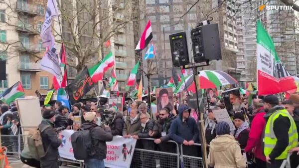 🪧 Hay 12 arrestados en Londres tras una manifestación en solidaridad con Palestina - Sputnik Mundo