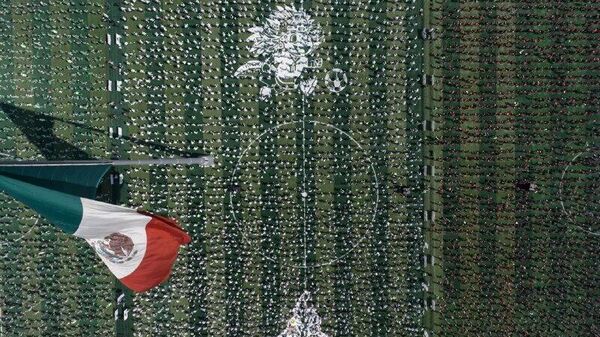 Clase masiva de fútbol en la capital mexicana rompe récord Guinness: reúne a más de 9 - Sputnik Mundo