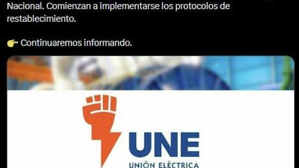 Cuba enfrenta una caída total del Sistema Electroenergético Nacional Cuba enfrenta una caída total del Sistema Electroenergético Nacional - Sputnik Mundo