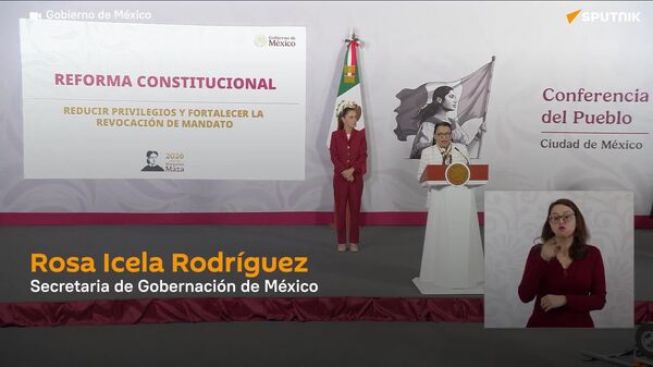 El Gobierno de México explica en qué consiste el plan para reformar el sistema electoral - Sputnik Mundo