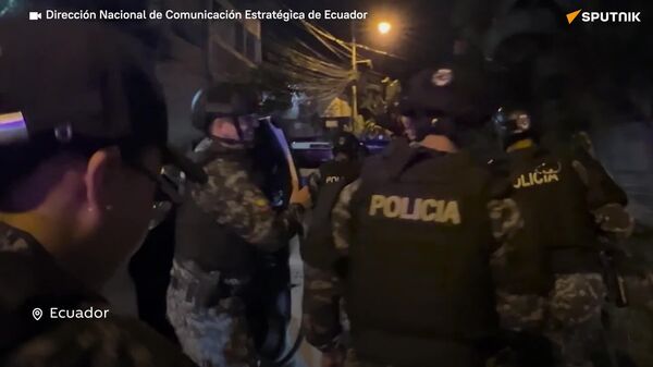 Cuatro provincias de Ecuador bajo toque de queda ante una importante operación contra el crimen organizado - Sputnik Mundo
