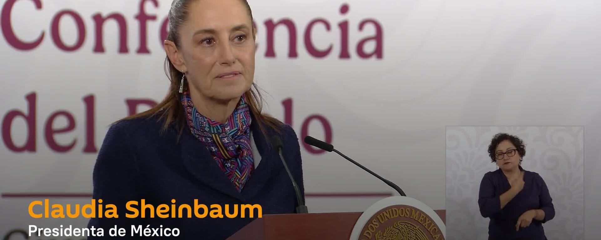 Sheinbaum reconoce a los maestros de México en medio de protestas - Sputnik Mundo, 1920, 18.03.2026