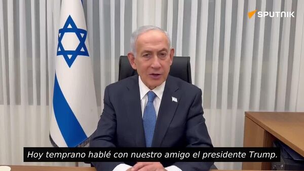 Netanyahu reacciona a suspensión temporal de ciertos ataques contra Irán ordenada por Trump - Sputnik Mundo