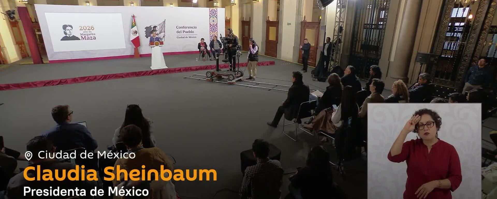 Nadie debe definir el destino de otra nación: Sheinbaum reitera postura ante bloqueos de EEUU contra Cuba - Sputnik Mundo, 1920, 24.03.2026