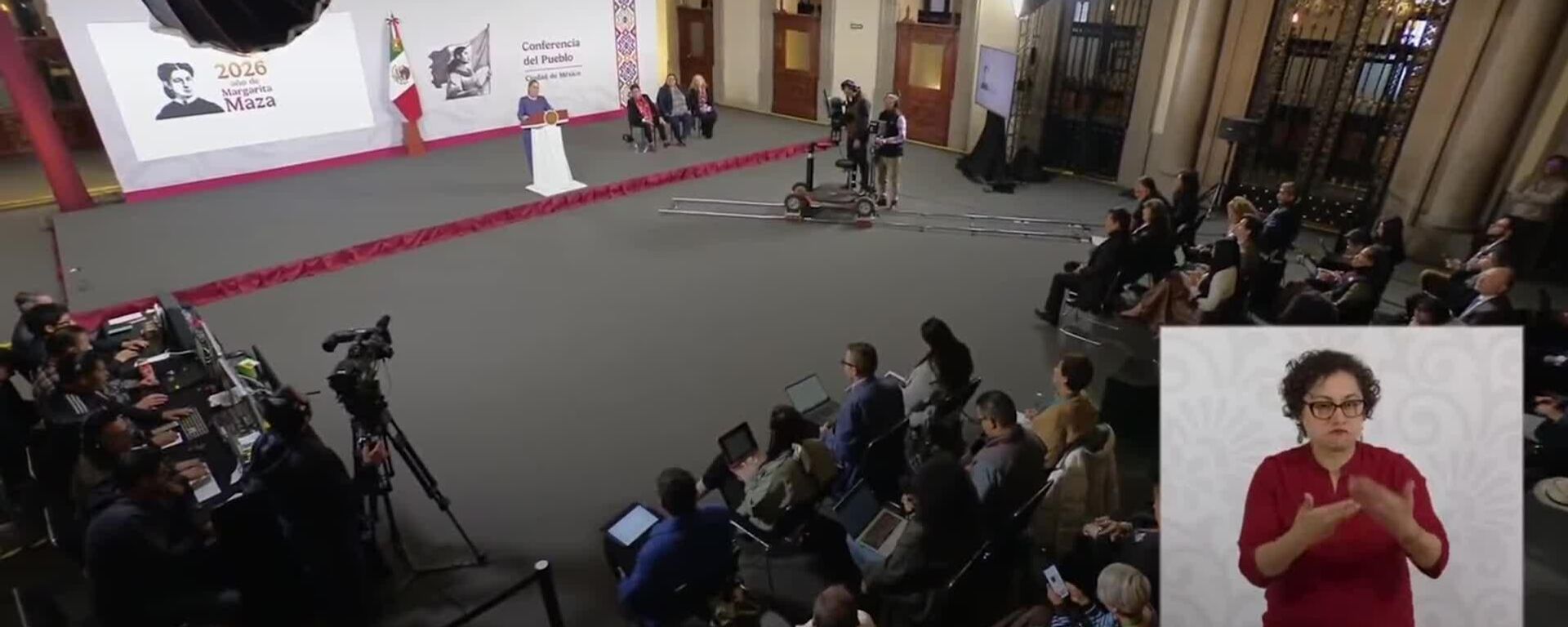 Hay avances, pero todavía no lo vemos reflejado, dice Sheinbaum sobre petición a EEUU de quitar aranceles al acero - Sputnik Mundo, 1920, 24.03.2026