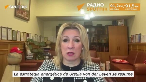 Viviremos en la oscuridad para que Rusia se avergüence: Zajárova pronostica los resultados de la estrategia energética de Von der Leyen - Sputnik Mundo
