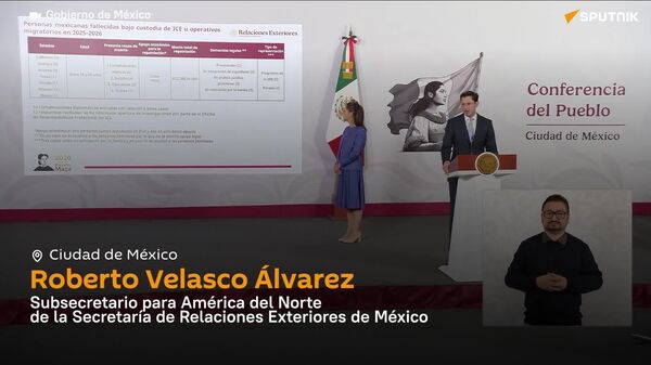 Absolutamente inaceptable: Gobierno de México informa que 13 mexicanos han muerto bajo custodia del ICE - Sputnik Mundo