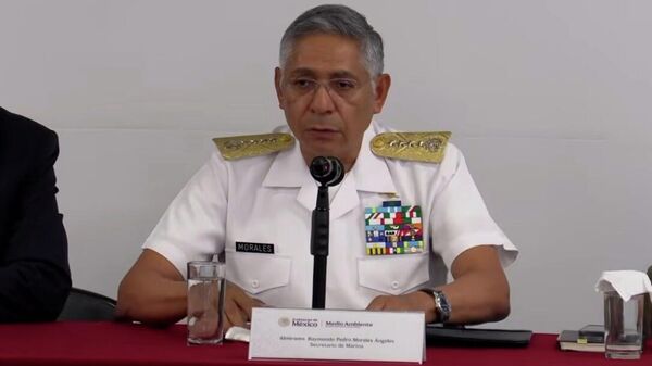 El secretario de Marina de México, Almirante Raymundo Pedro Morales. - Sputnik Mundo