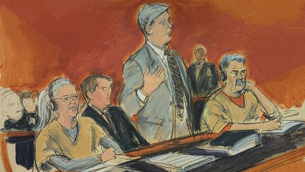 Cilia Flores y el presidente de Venezuela, Nicolás Maduro, en su audiencia del 26 de marzo en Estados Unidos. - Sputnik Mundo