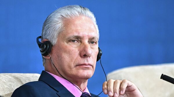 Miguel Díaz-Canel Bermúdez, el presidente de Cuba  - Sputnik Mundo