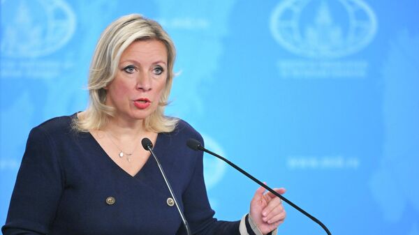 María Zajárova, portavoz de la Cancillería rusa - Sputnik Mundo