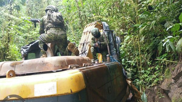 Operativo contra la minería ilegal en Ecuador - Sputnik Mundo